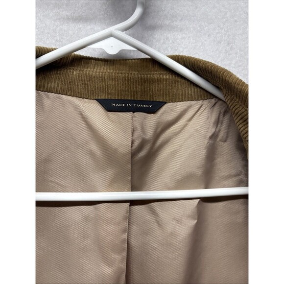 Banana Republic Blazer Mens 44R Tan Corduroy Cotton Sport Coat Jacket Classic - Picture 3 of 5